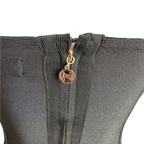 Meshki Black Tube Bodycon Mini Dress Size M/L - Picture 11 of 17